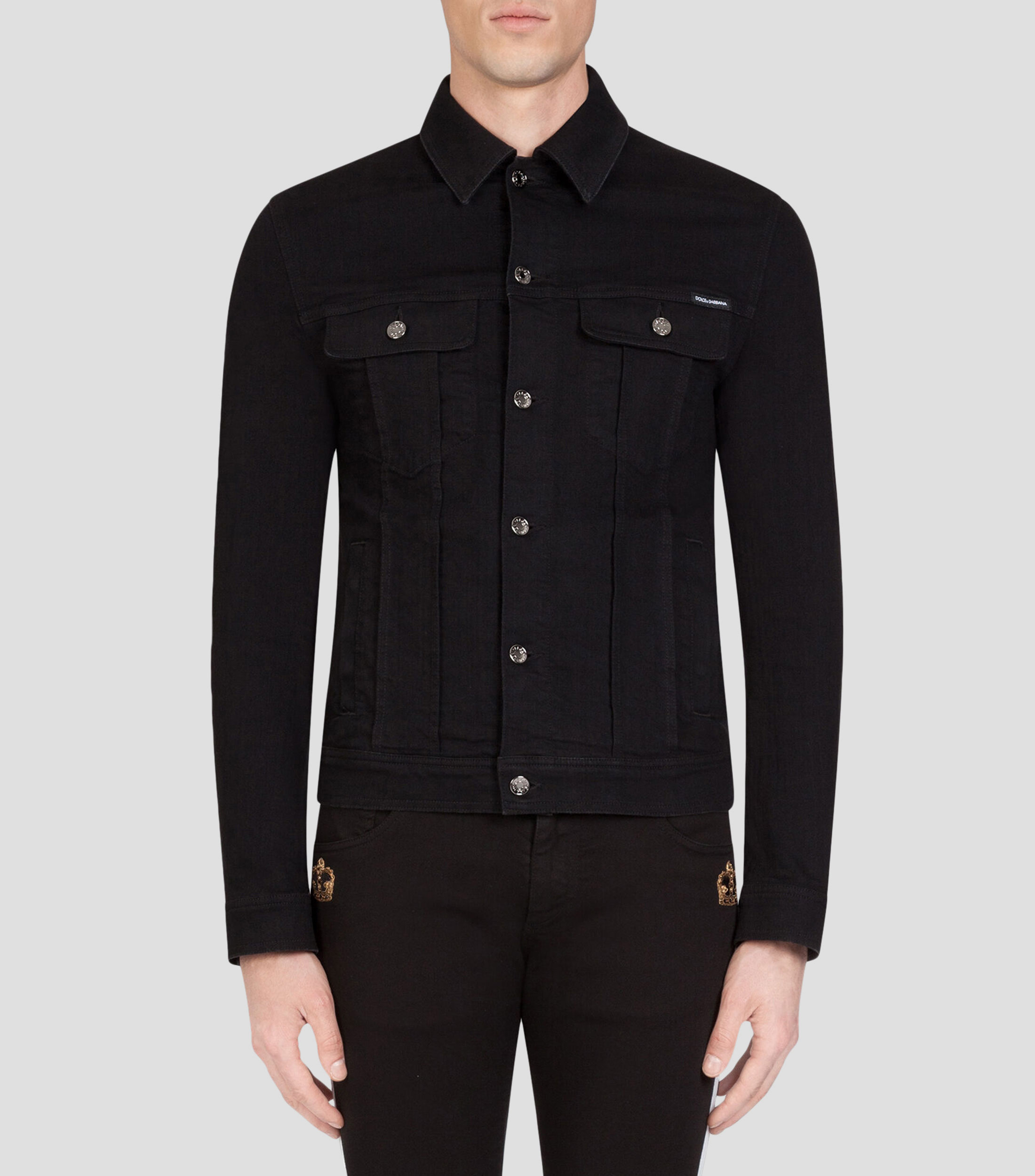 Dolce Gabbana Chamarra de mezclilla Hombre El Palacio de Hierro